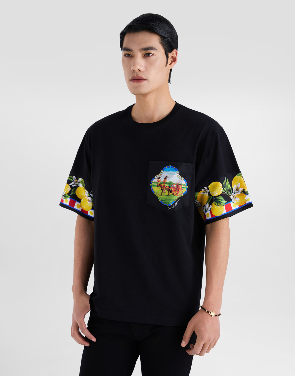 印花平纹针织 T 恤衫4