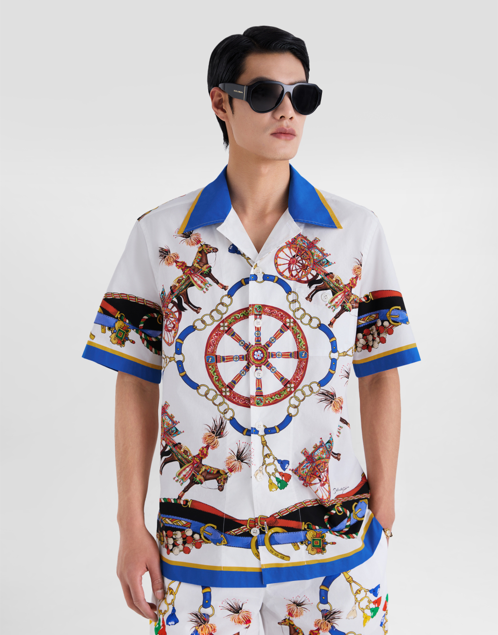 印花府绸夏威夷衬衫4