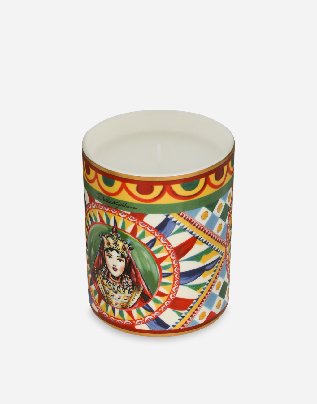 陶瓷香氛蜡烛 - 野生茉莉 + 棉质毛圈织物面巾套组4