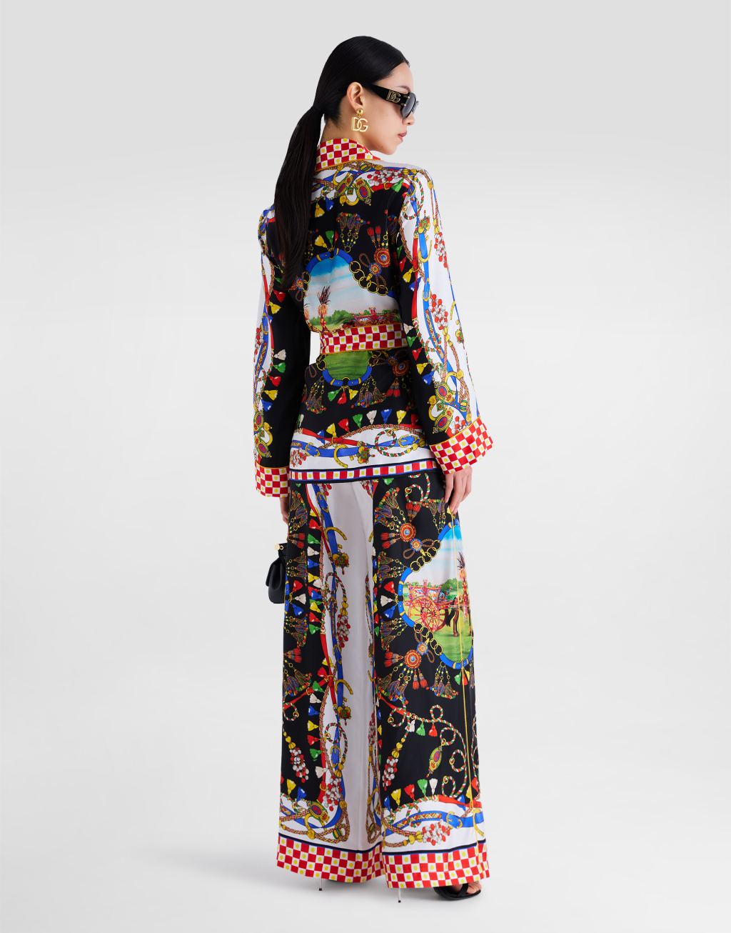 印花真丝斜纹衬衫3