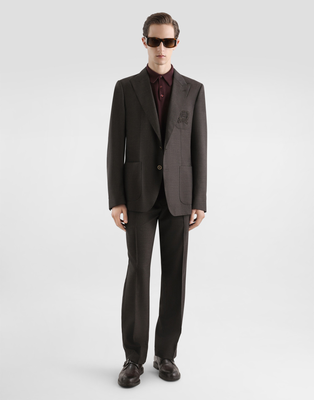 Portofino 单排扣羊毛帆布夹克2