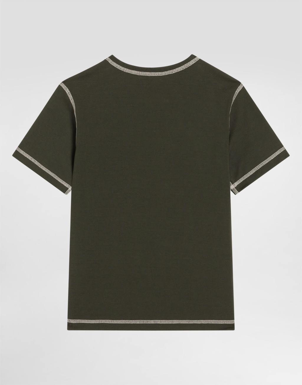 针织T恤 饰以贴布印花2