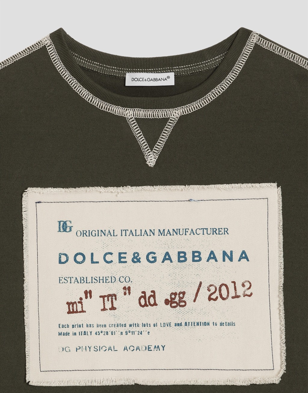 针织T恤 饰以贴布印花3