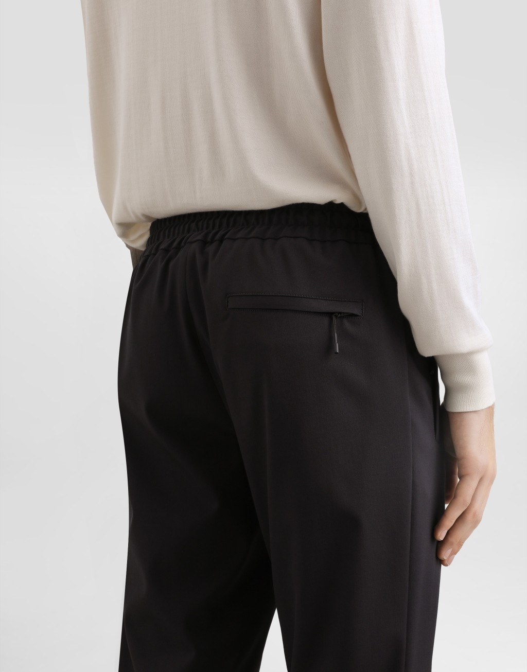 羊毛帆布慢跑长裤5