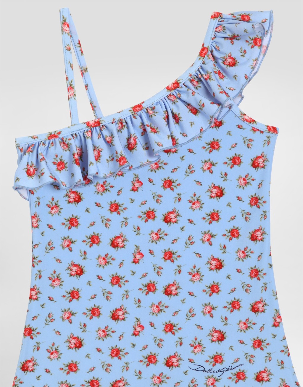 小玫瑰印花连体泳装3