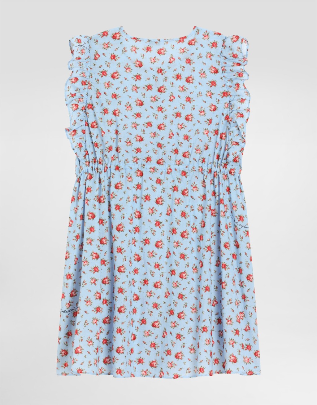 连衣裙穆斯林棉小玫瑰印花2