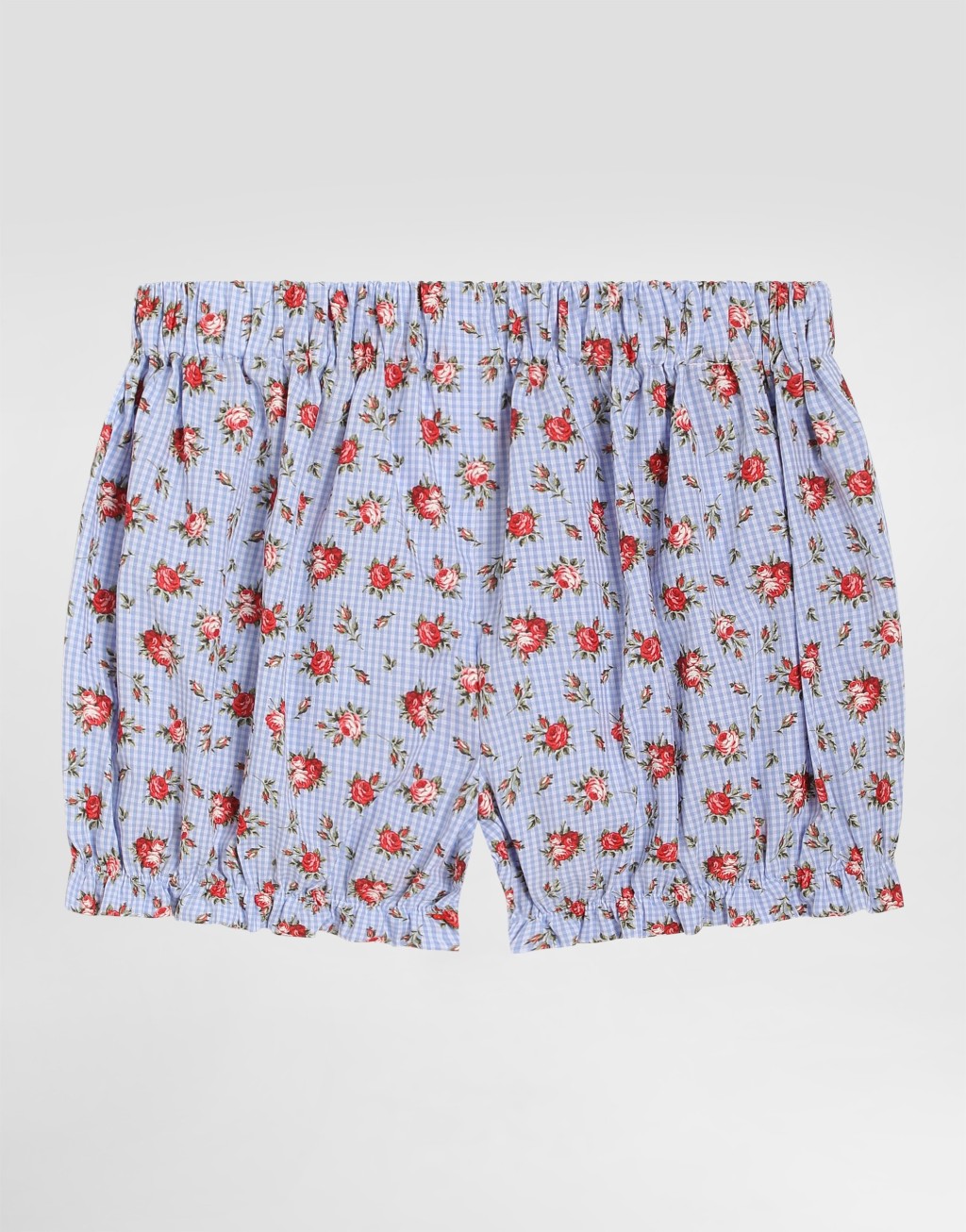 短裤 府绸 小玫瑰印花2