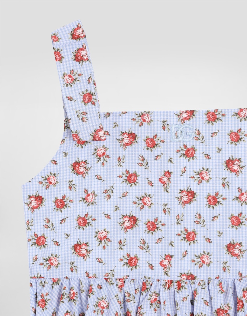 小玫瑰印花府绸连衣裙3