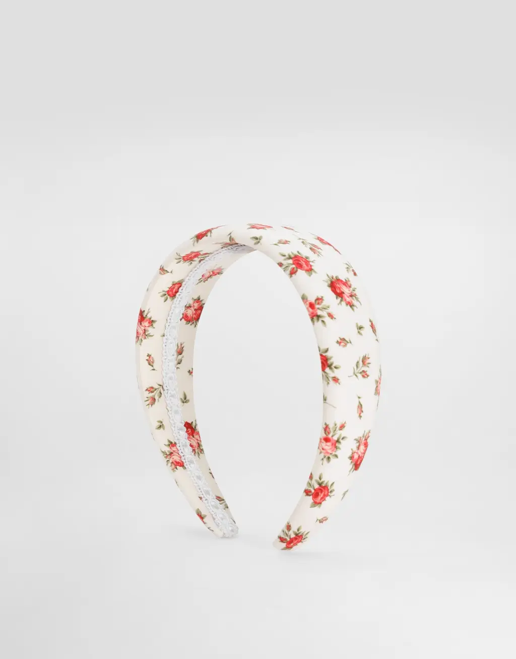 发箍 府绸 小玫瑰印花