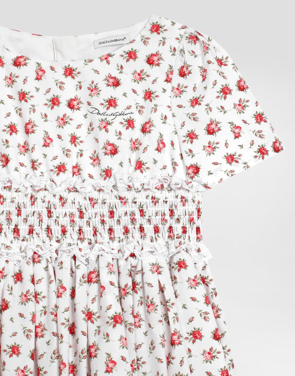 连衣裙 府绸 小玫瑰印花3