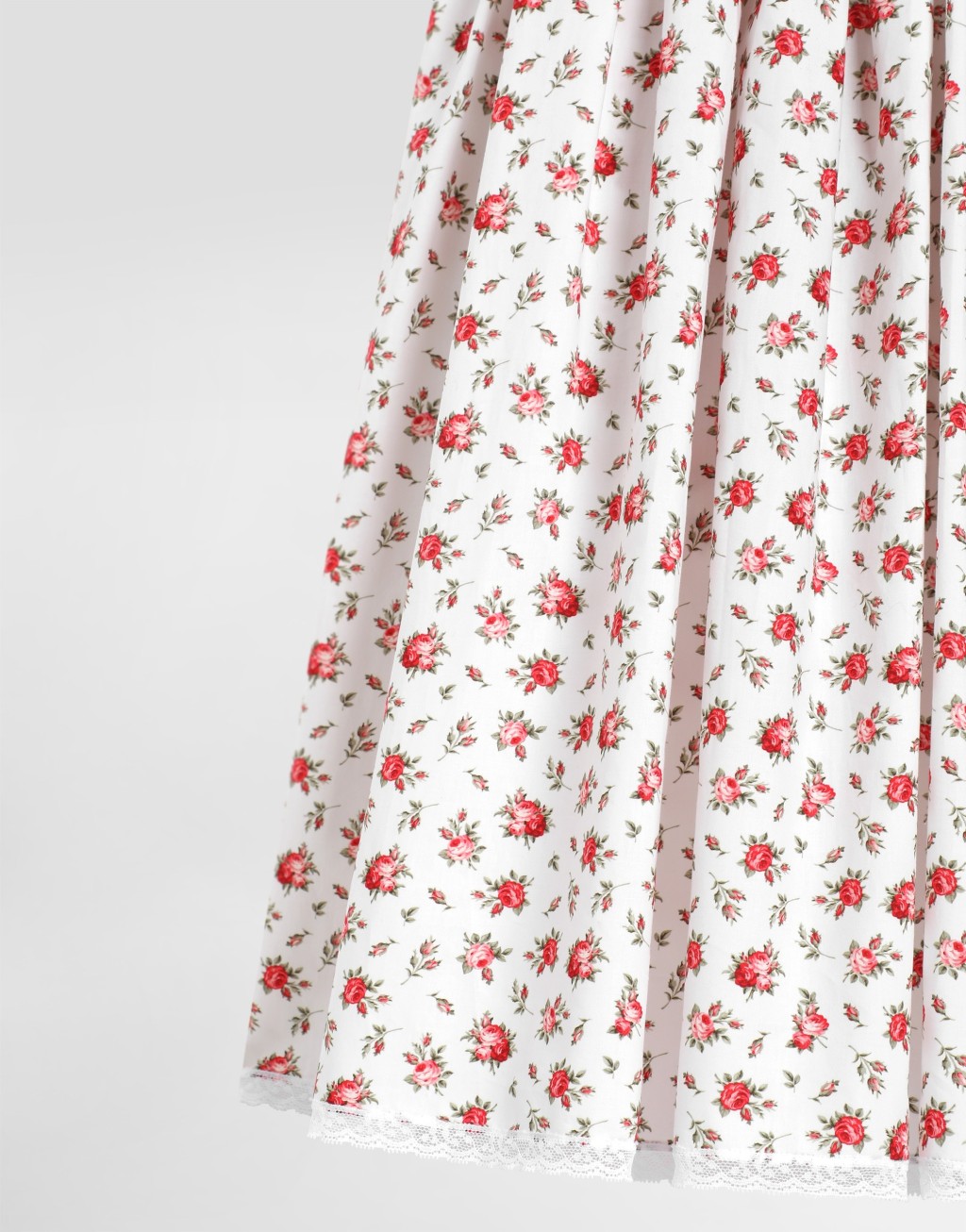 连衣裙 府绸 小玫瑰印花4