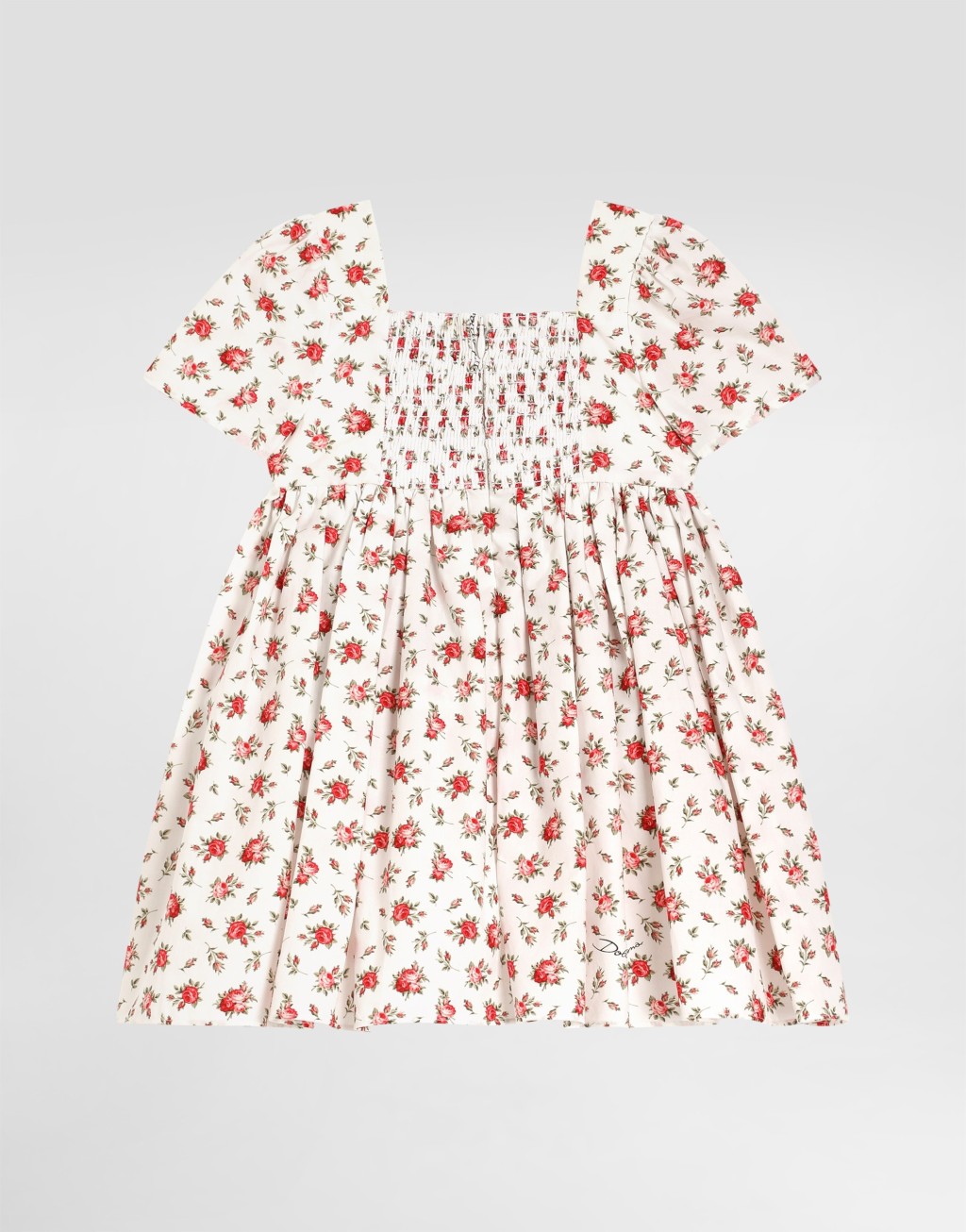 迷你府绸小玫瑰印花连衣裙2