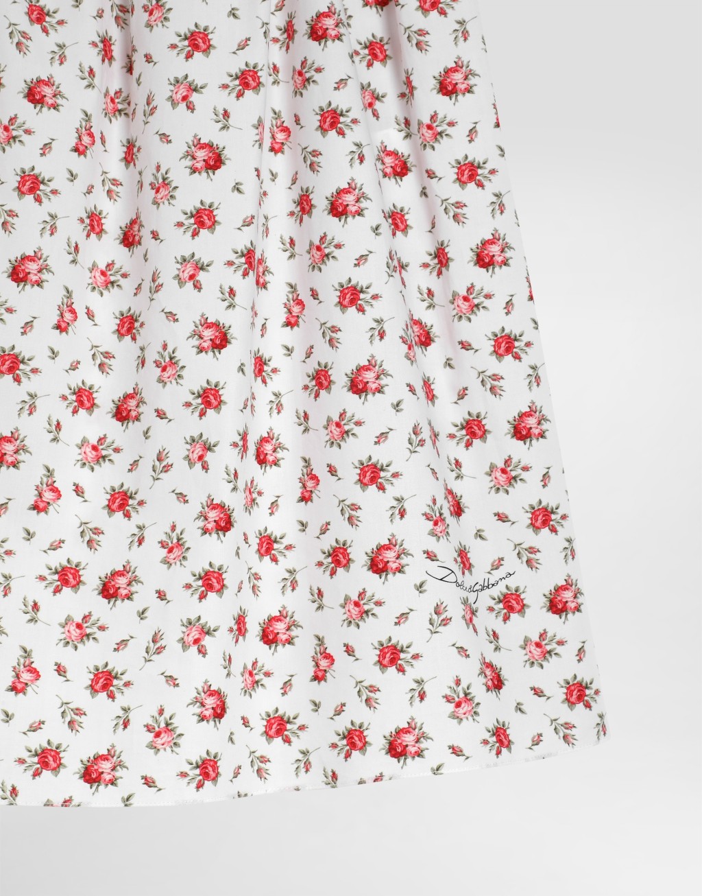 连衣裙 府绸 小玫瑰印花4