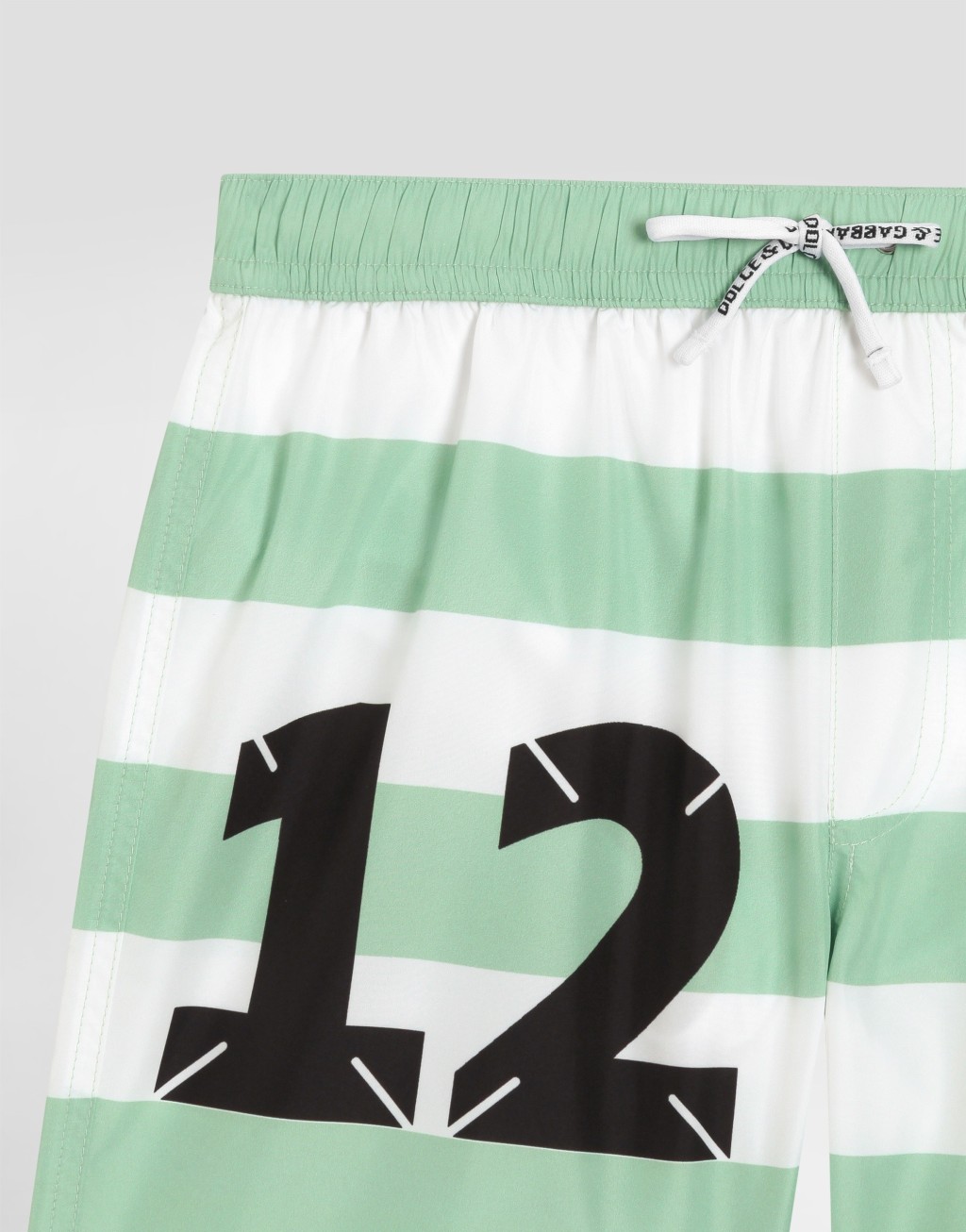 中长款尼龙泳裤 条纹效果3