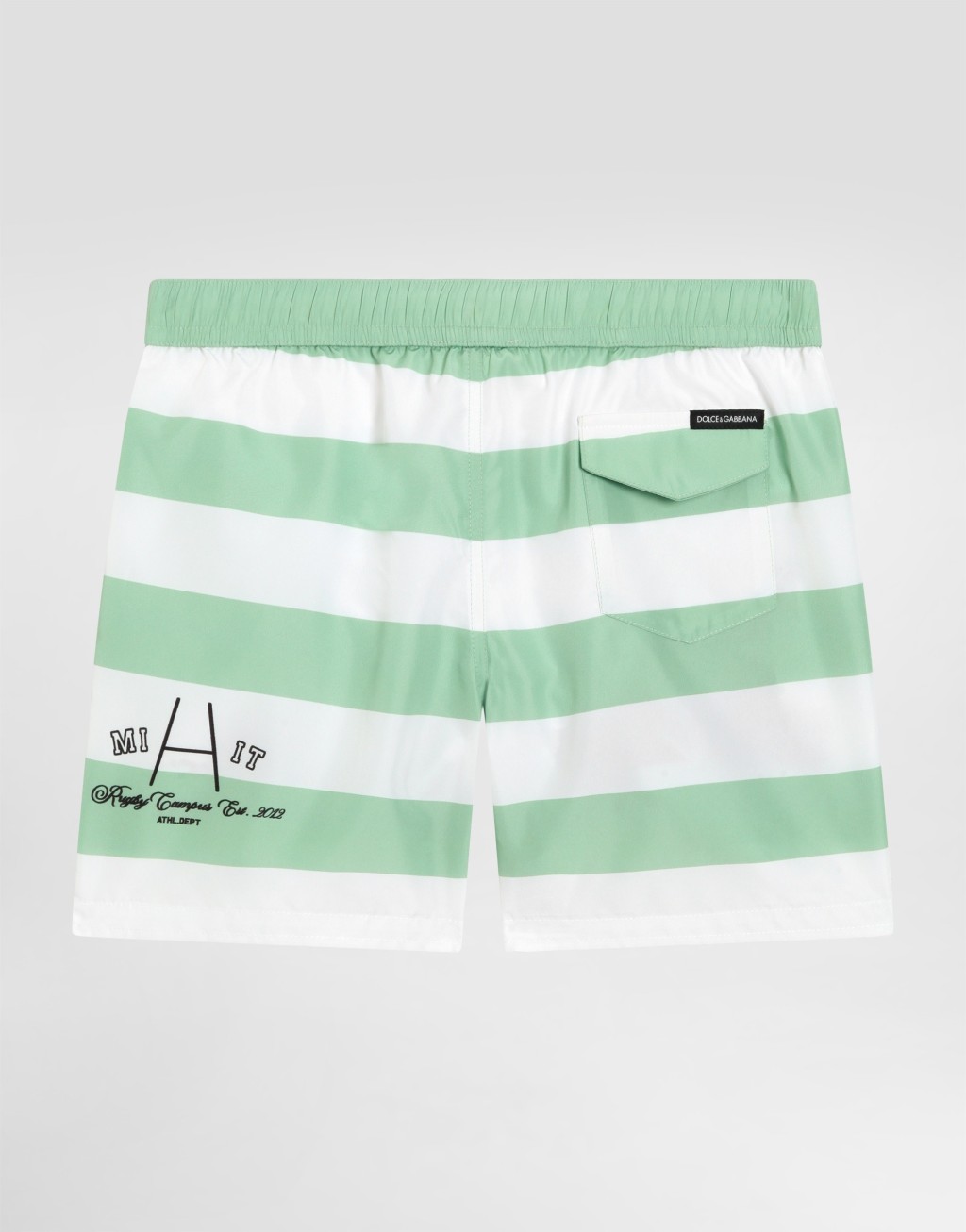 中长款尼龙泳裤 条纹效果2