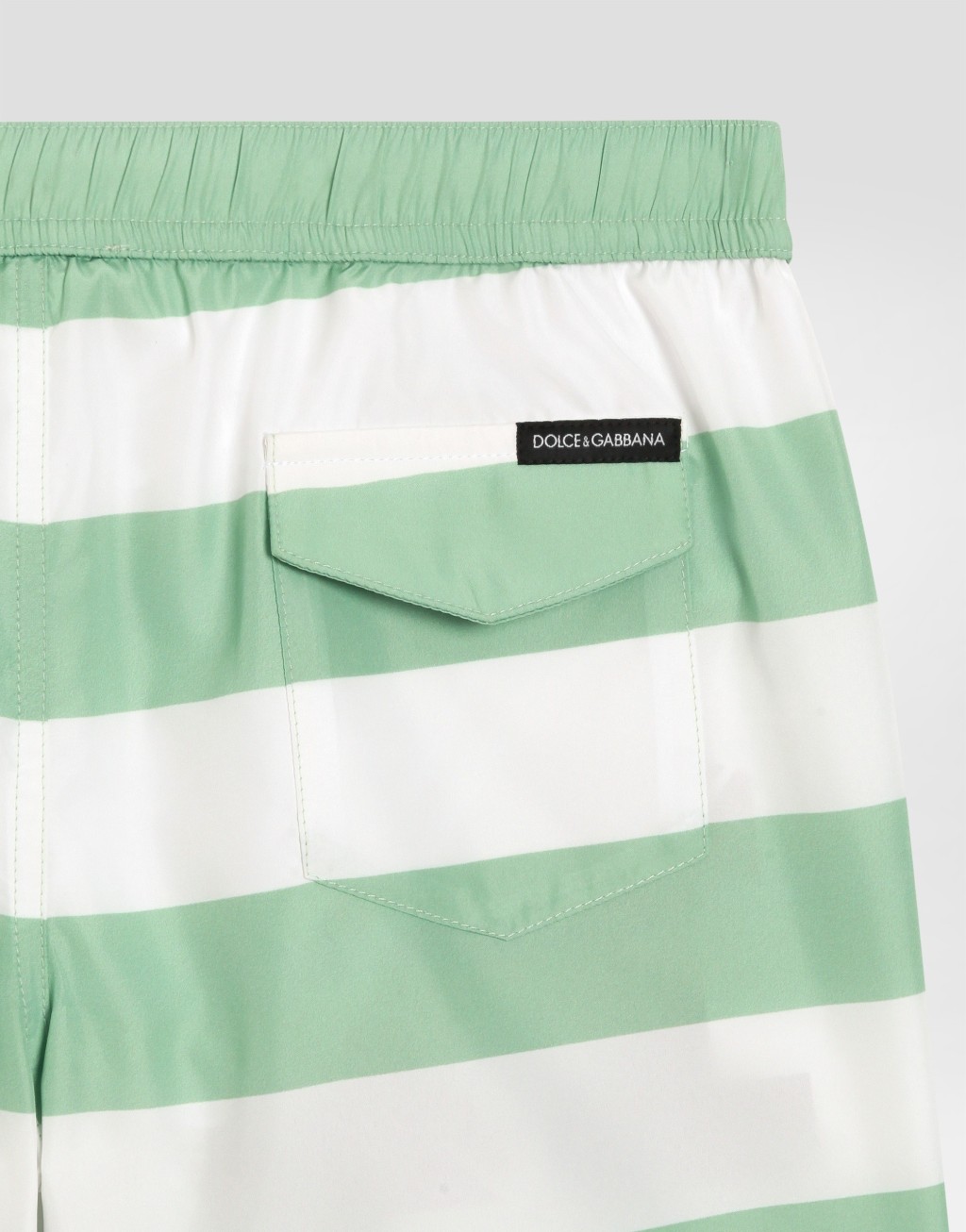 中长款尼龙泳裤 条纹效果4