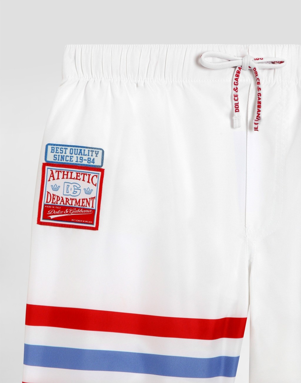 中长尼龙泳裤 条纹印花3