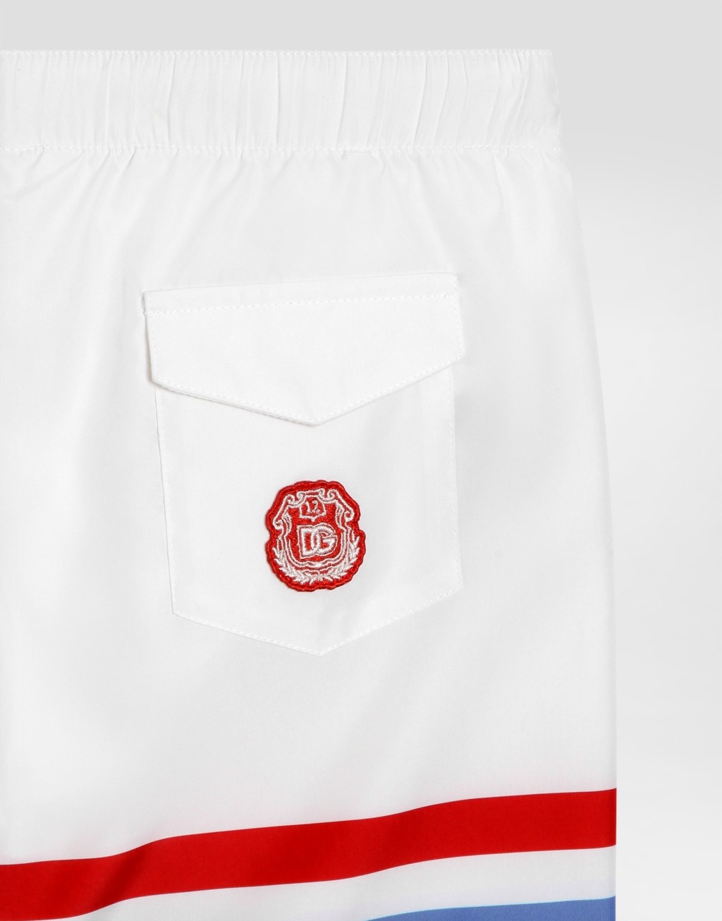 中长尼龙泳裤 条纹印花4