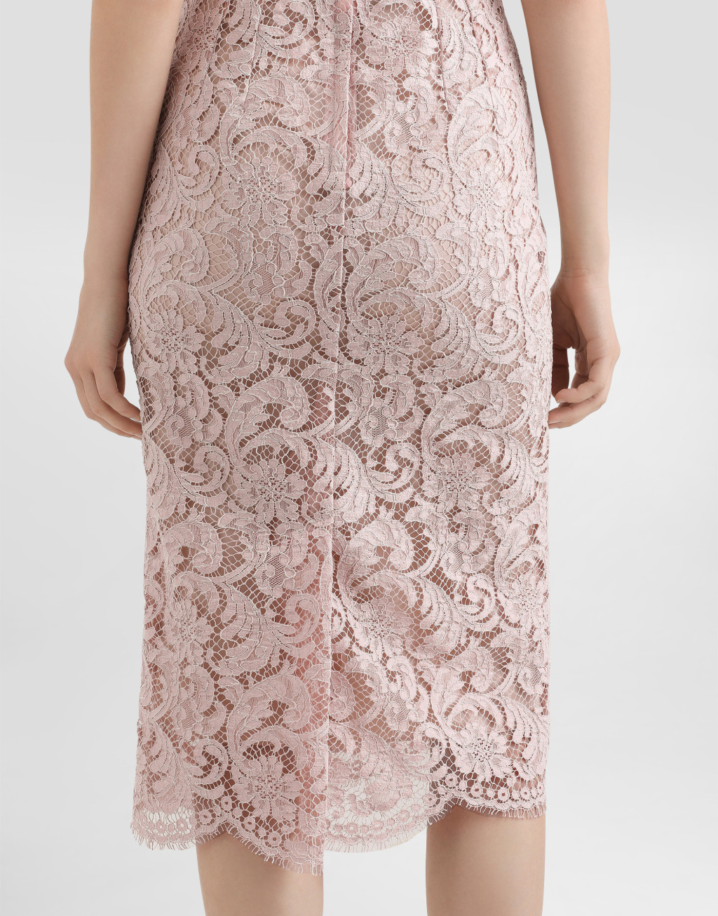 绳绣蕾丝连衣裙5