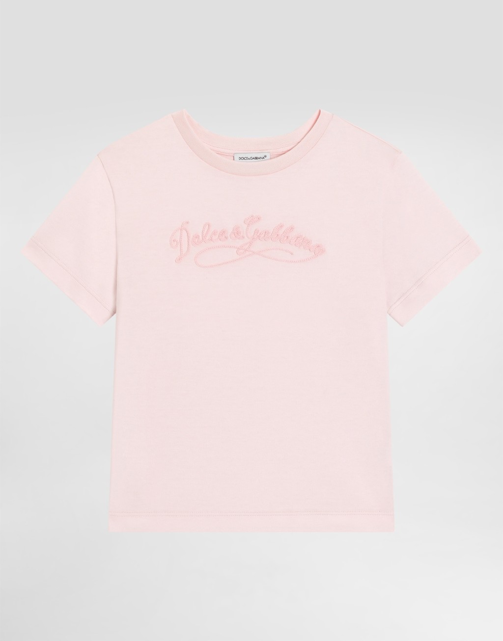 针织T恤 饰以刺绣1