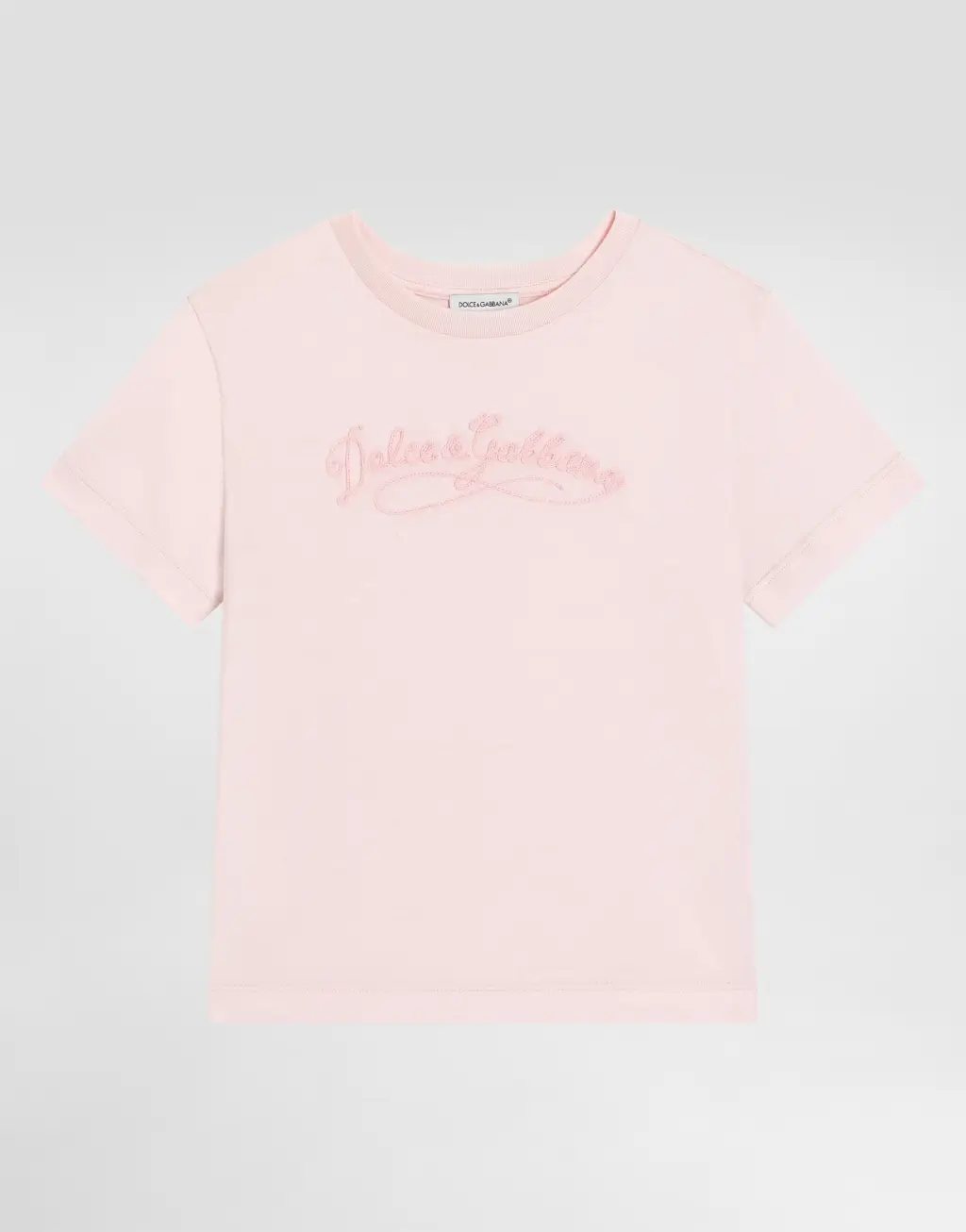 针织T恤 饰以刺绣