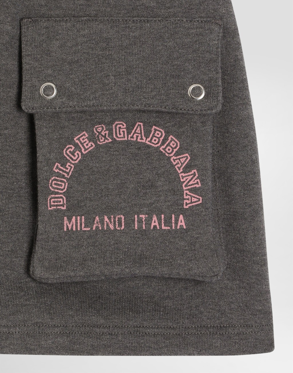 卫衣绒半身裙 标志印花4