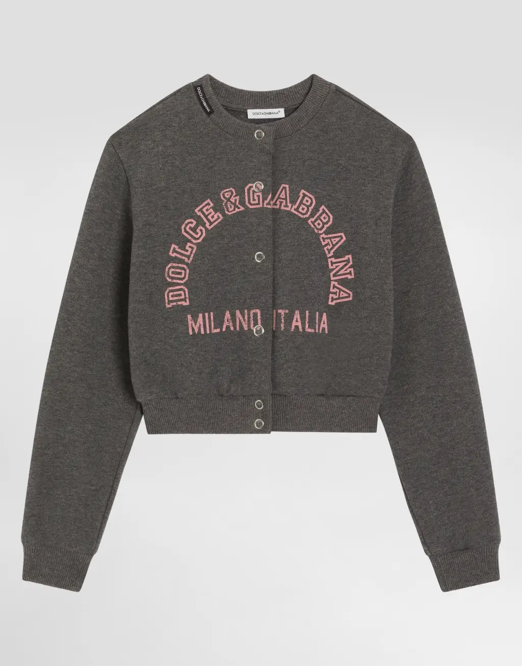 纽扣开襟卫衣 Dolce&Gabbana印花