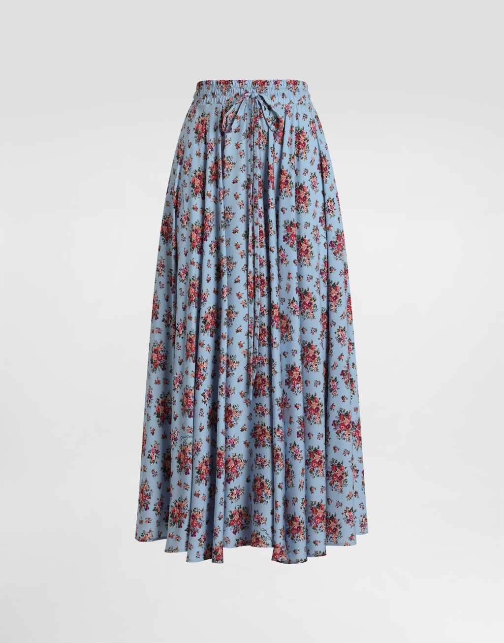 圆摆半身裙 小花束印花1