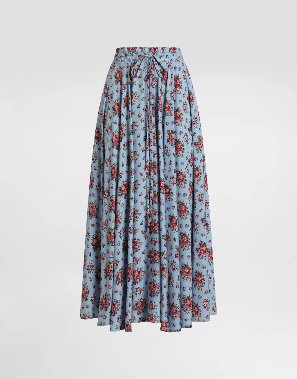 圆摆半身裙 小花束印花