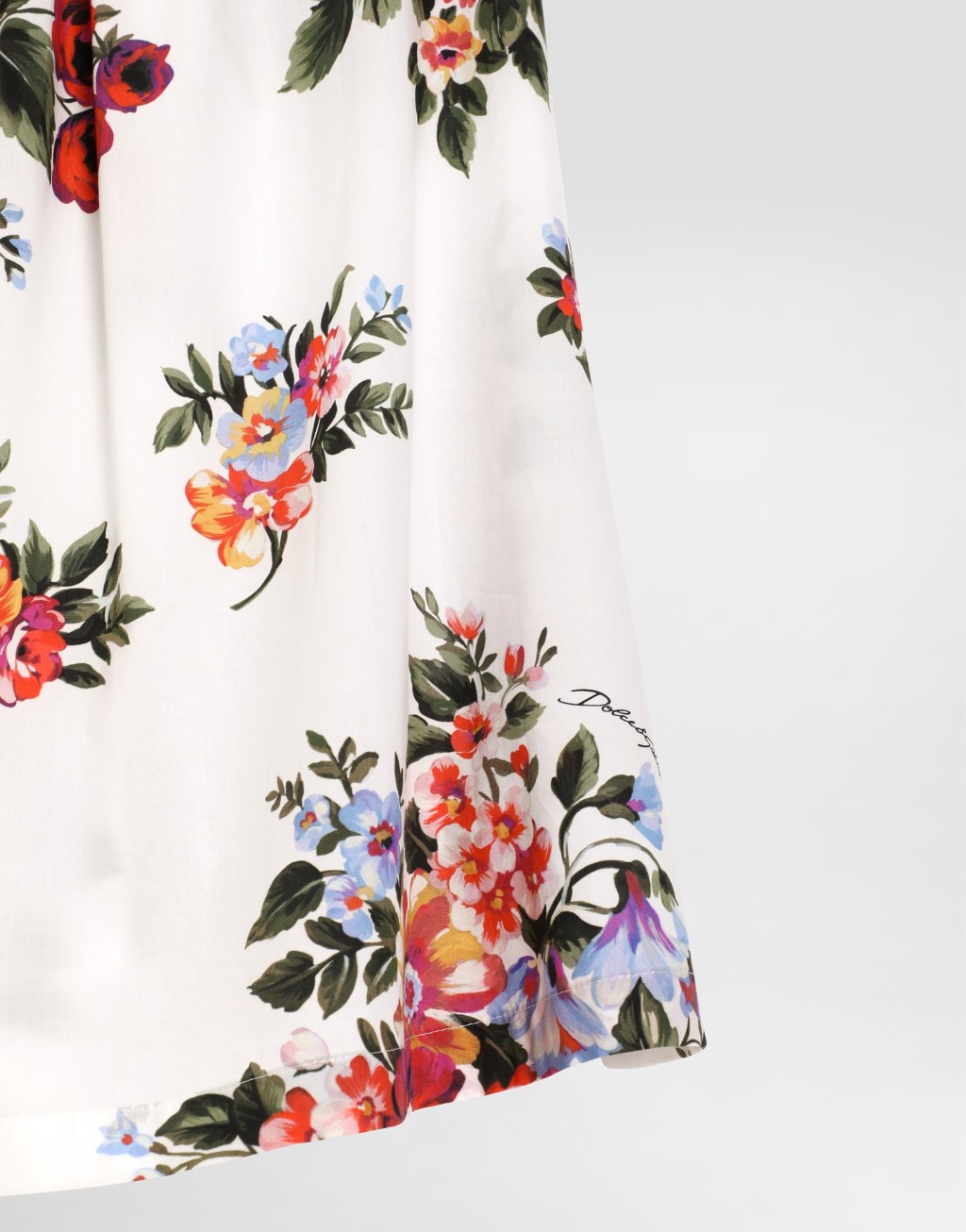 棉质连衣裙 花束印花4