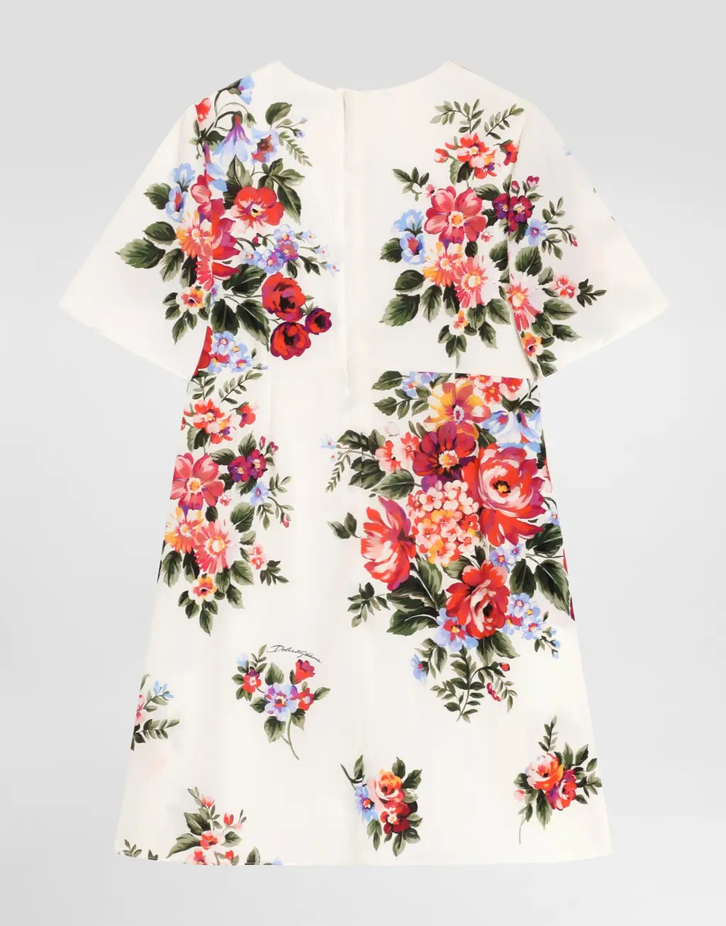 花束印花连衣裙
