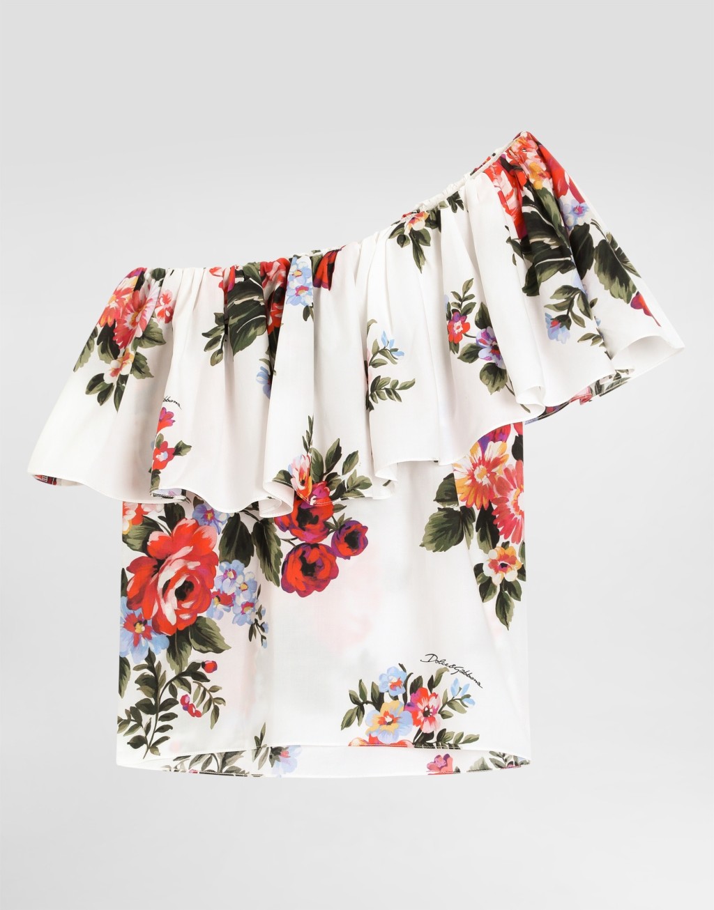 府绸上衣 花束印花2