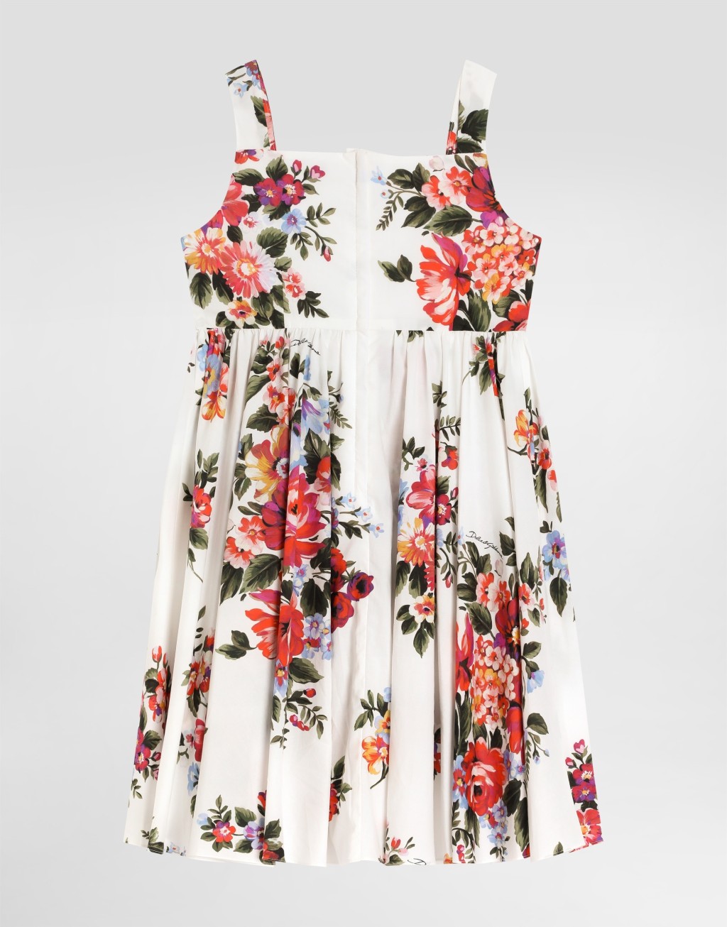 花束印花府绸连衣裙2