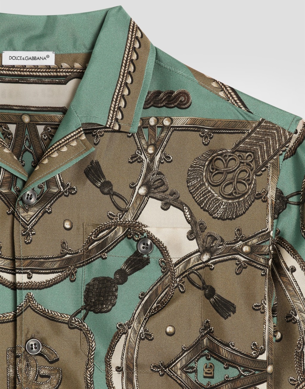 衬衫 水洗真丝斜纹 Cargo印花3