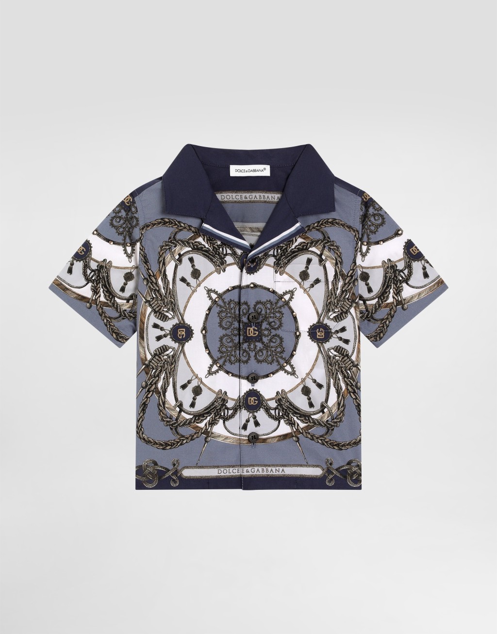 工装印花府绸衬衫1