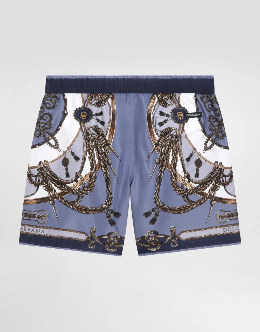 中长款尼龙印花泳裤