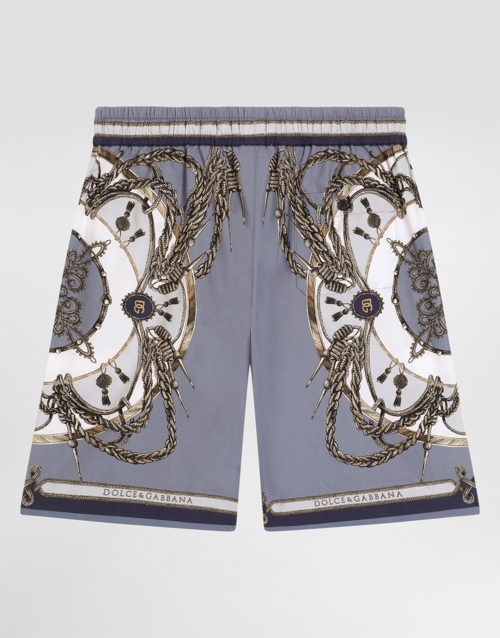 百慕大短裤 府绸 工装印花2