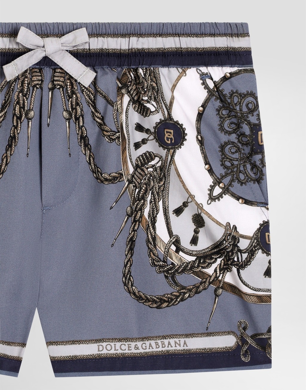 府绸百慕大短裤 工装印花3