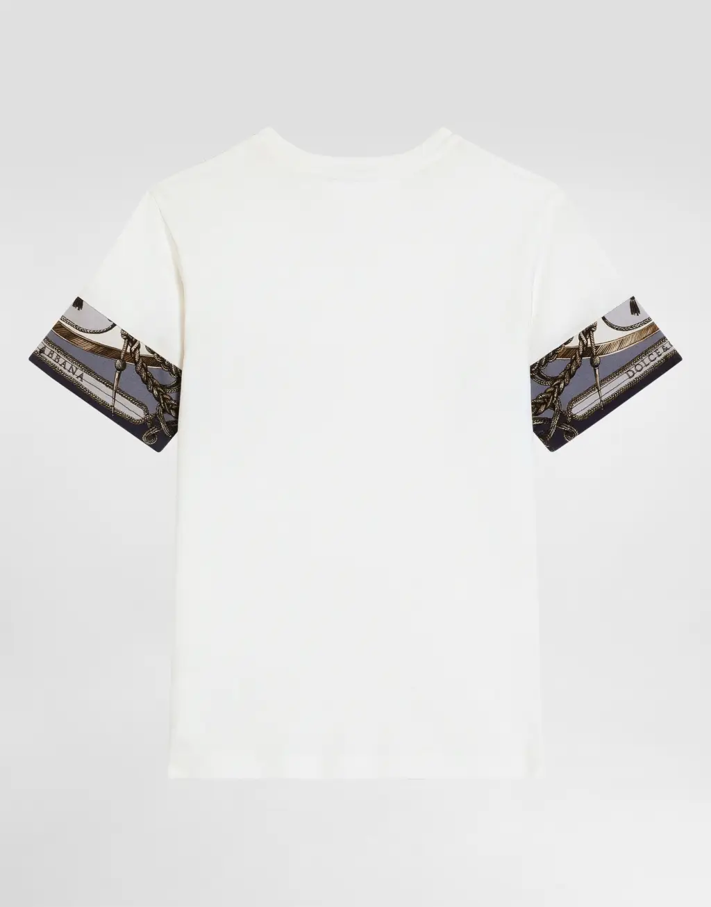 针织T恤 饰以工装印花细节