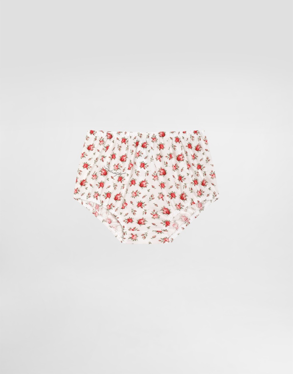 连衣裙 针织与府绸 饰以DG标识 小玫瑰印花3