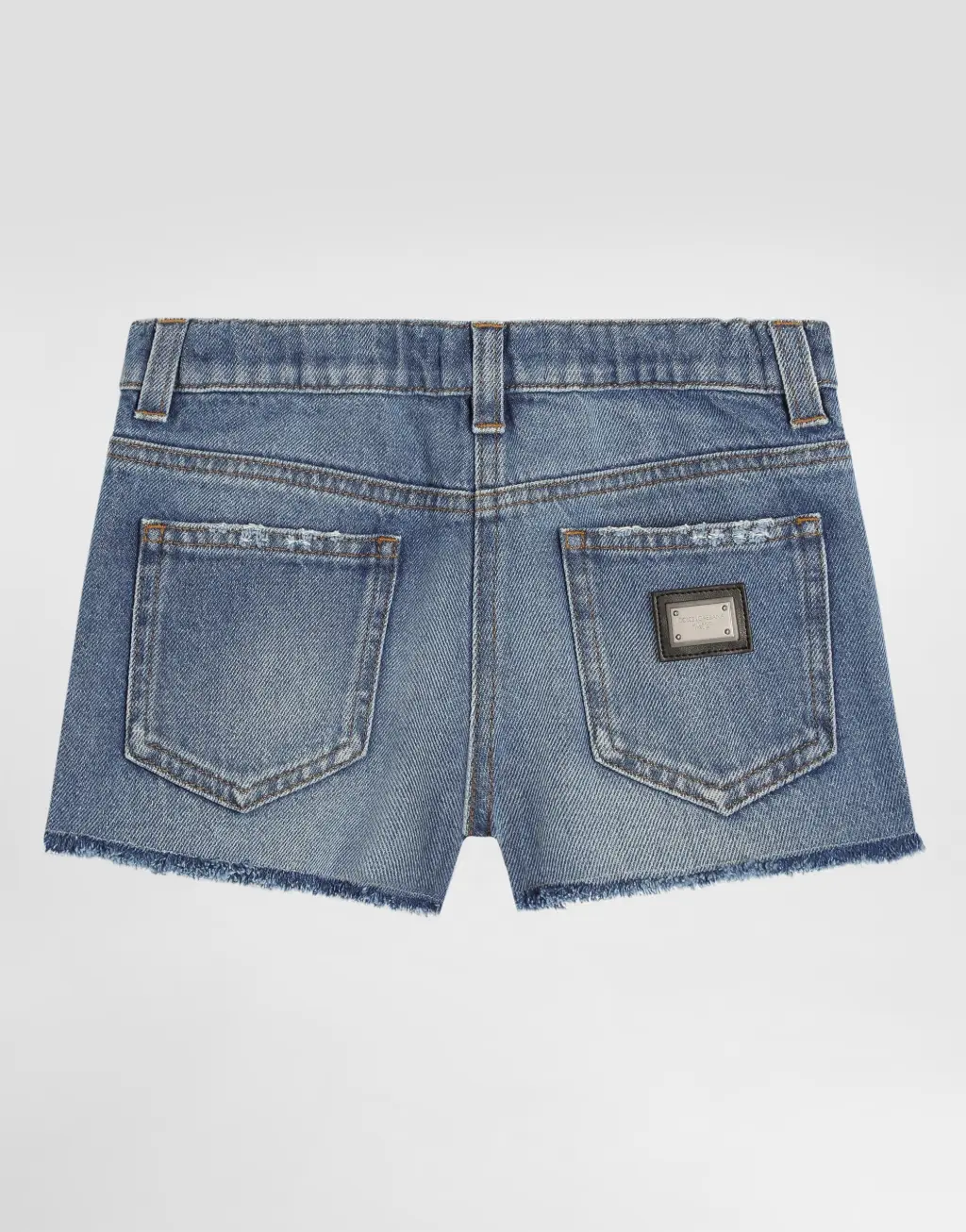 牛仔短裤 洗水效果