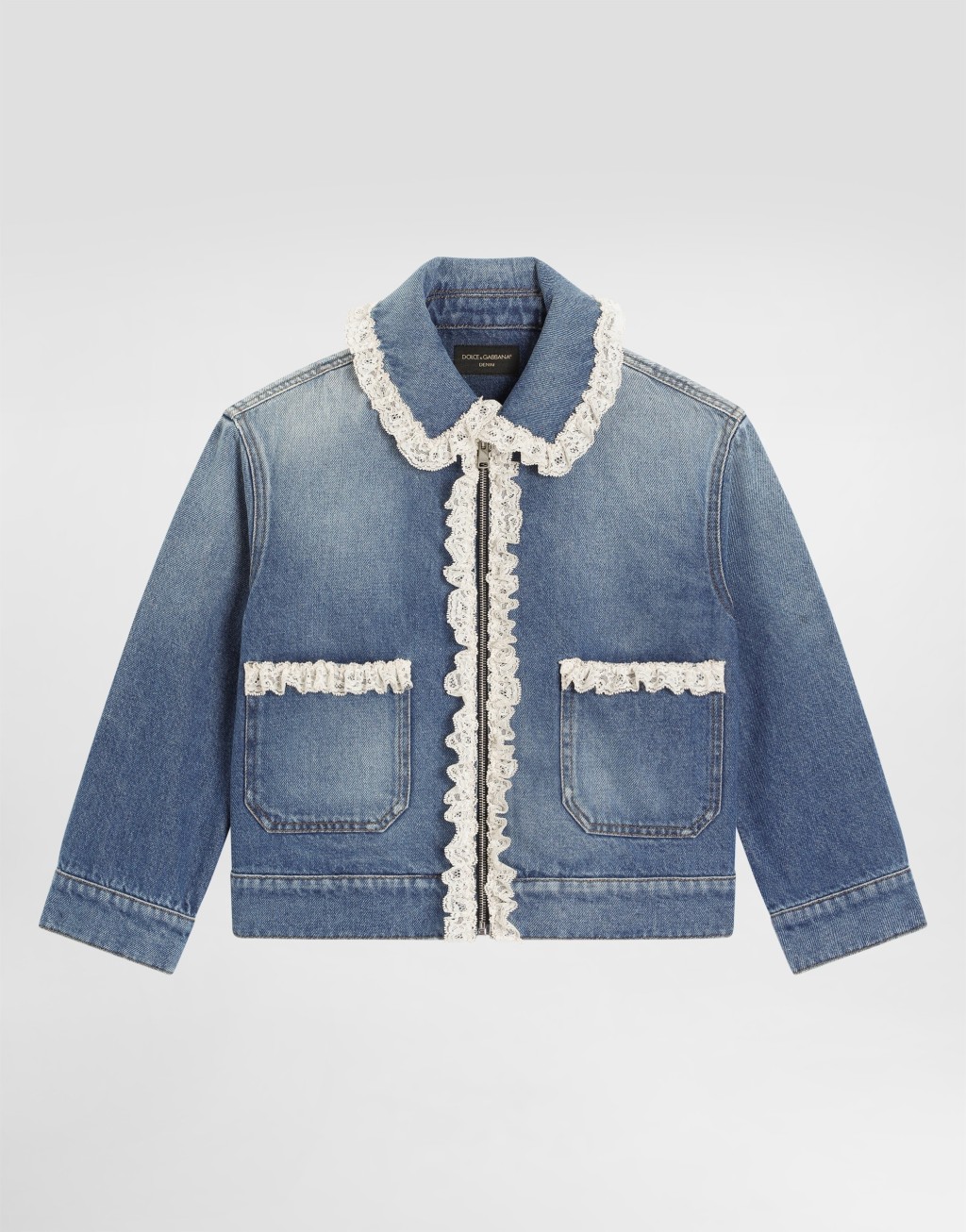 牛仔布夹克 印花1