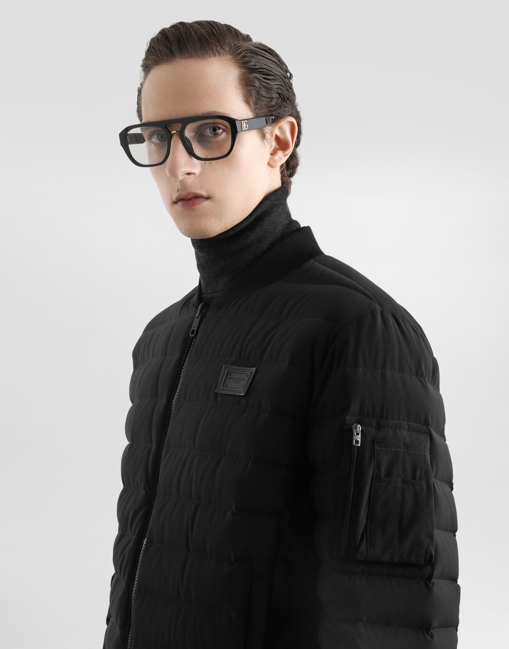 绗缝飞行员夹克4