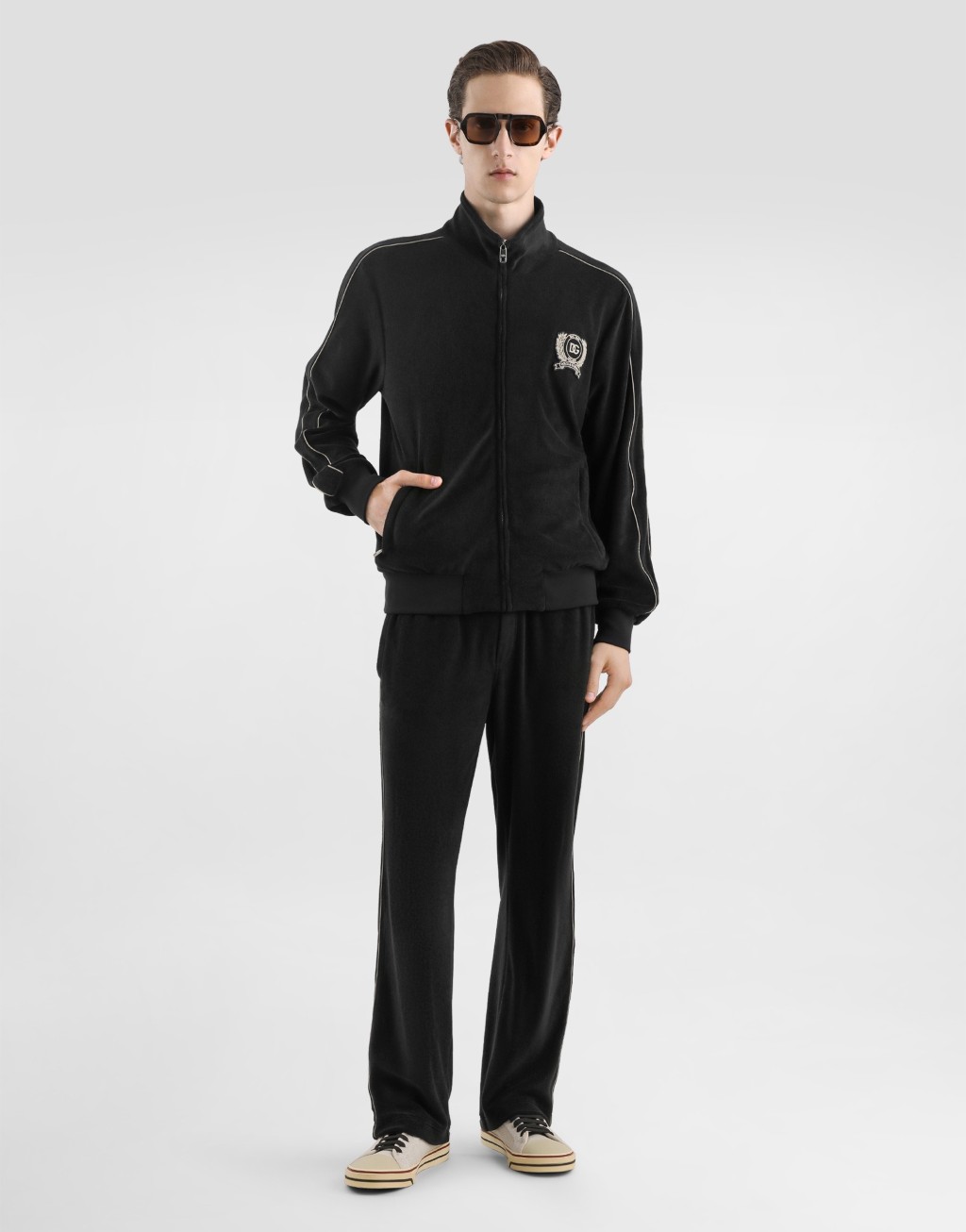 棉质毛巾布长裤2