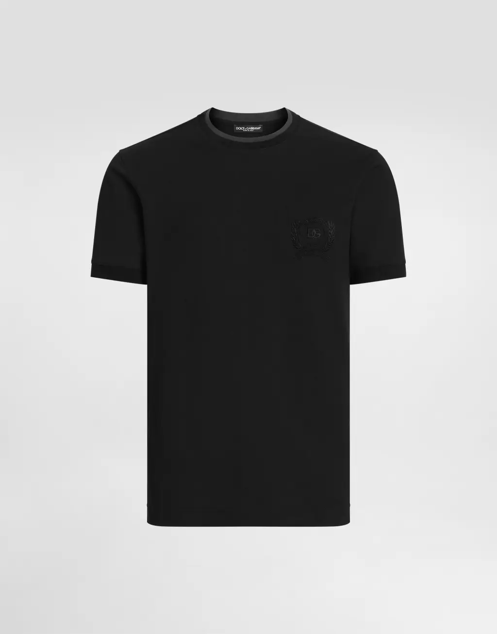 科技珠地刺绣T恤衫