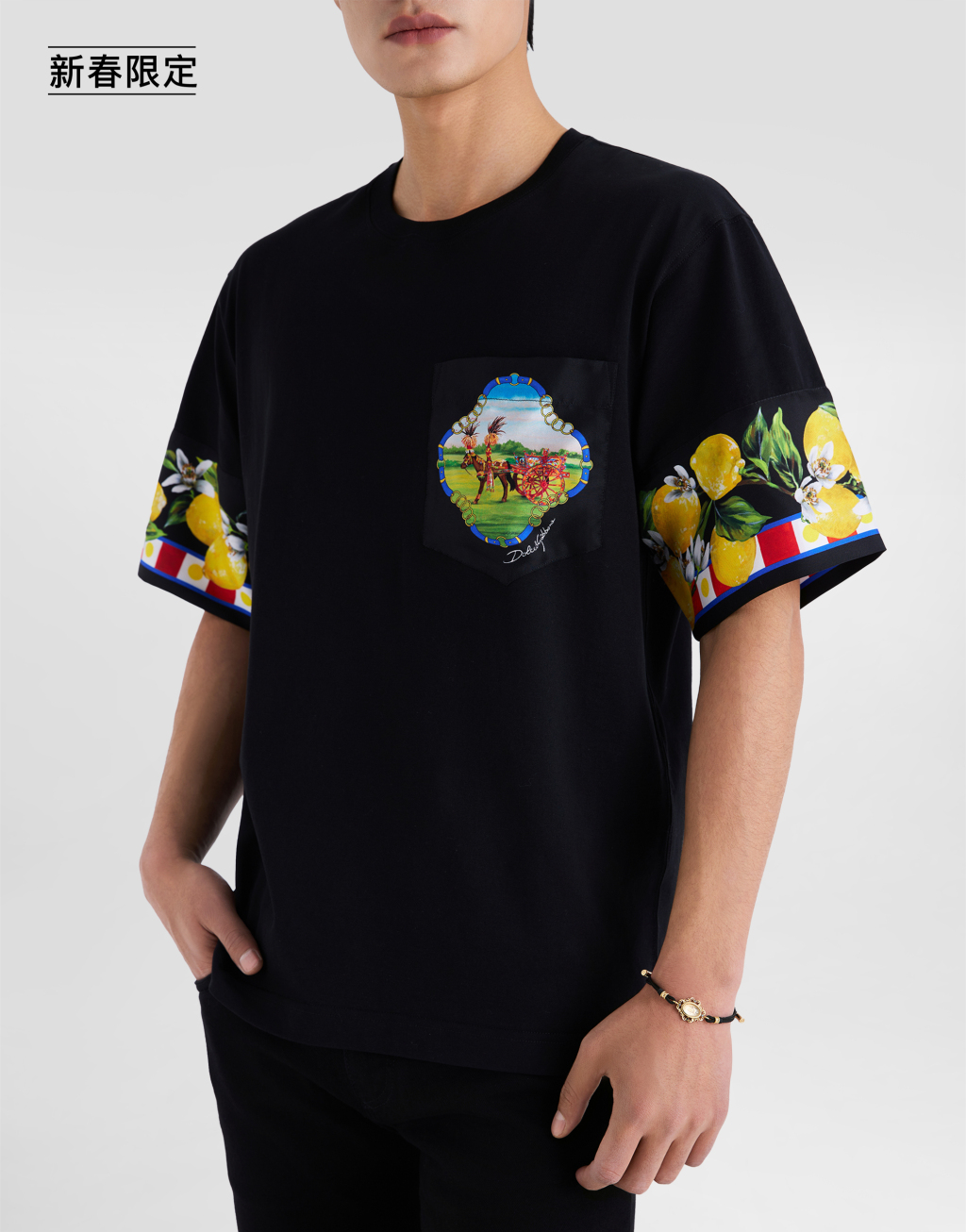 【新春限定】印花平纹针织 T 恤衫5