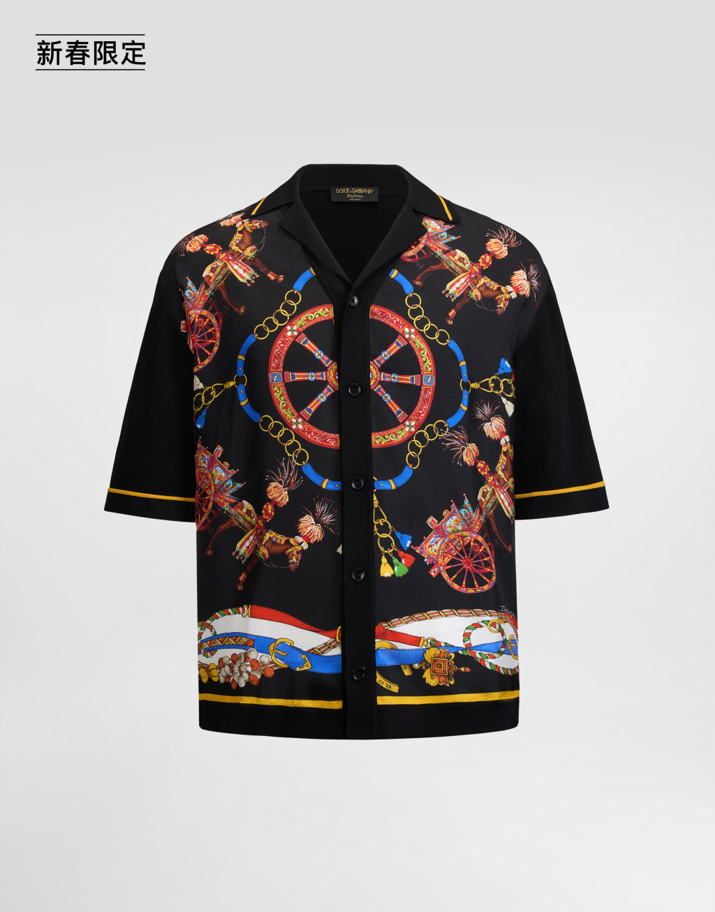 【新春限定】Carretto 印花斜纹衬衫1