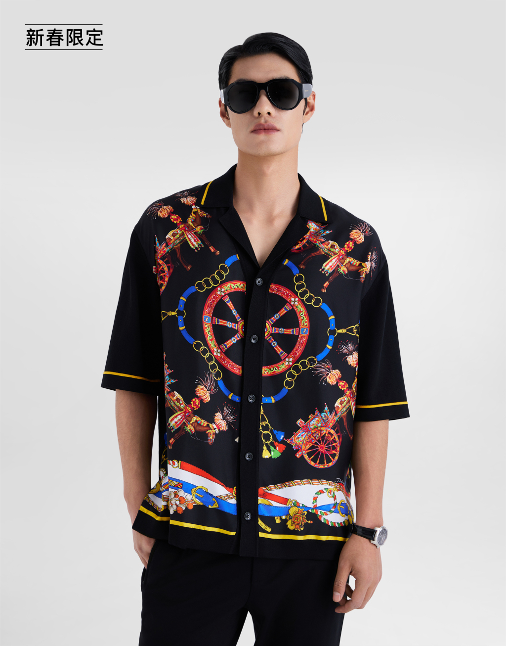 【新春限定】Carretto 印花斜纹衬衫4