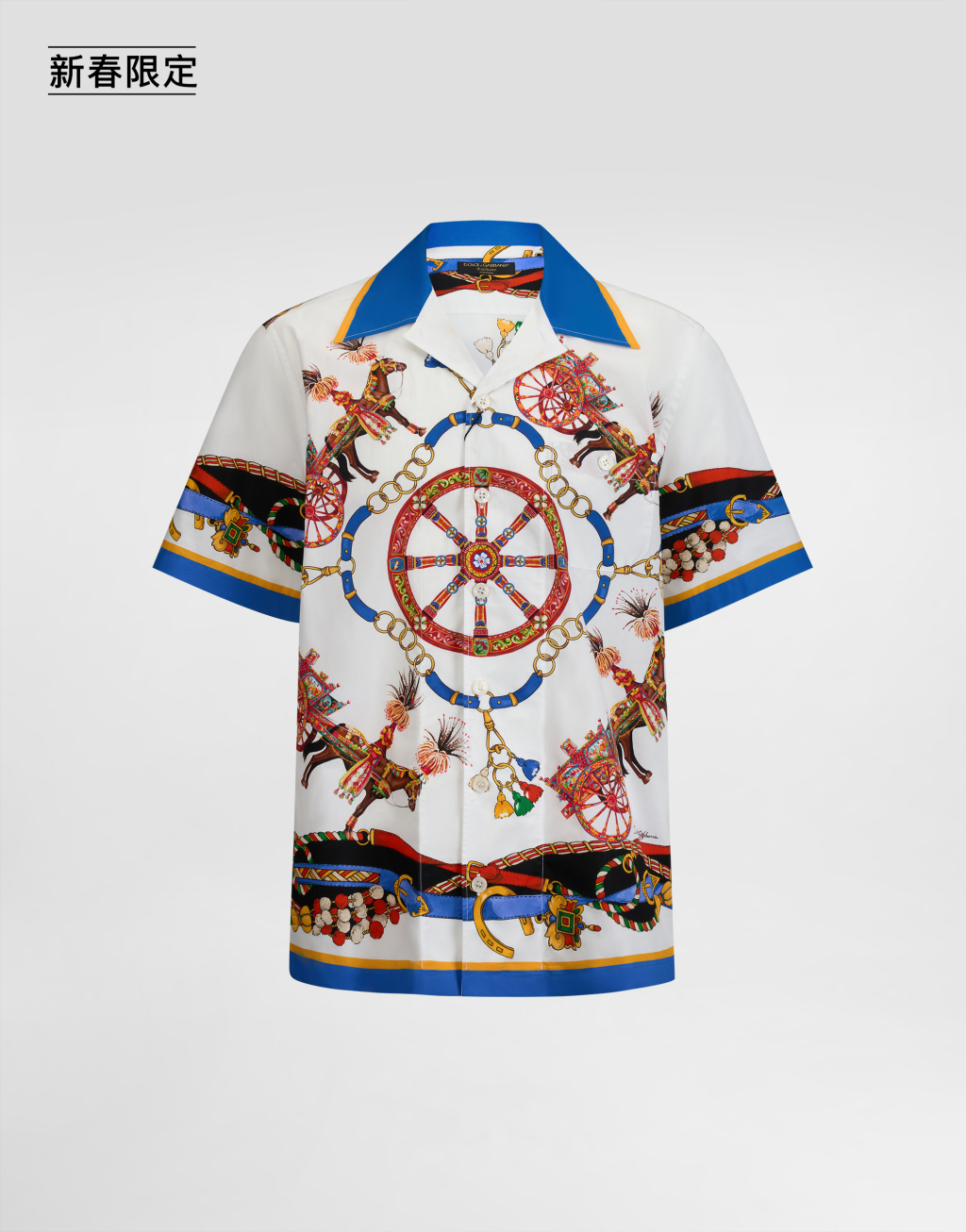 【新春限定】印花府绸夏威夷衬衫1