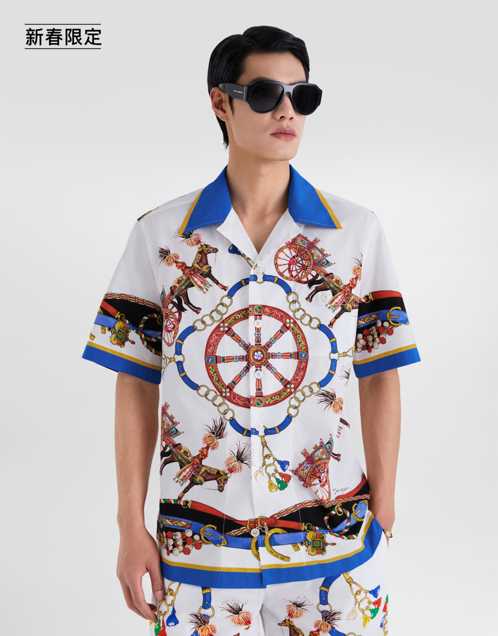 【新春限定】印花府绸夏威夷衬衫4